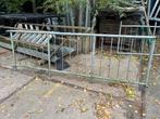 2 x Balkonhek tuinhek 2.72 m. lang 93 cm h. gegalvaniseerd, Tuin en Terras, Ophalen, Gebruikt, IJzer, Tuinhek