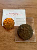 Prinses Juliana Prins Bernhard gouden huwelijk penning, Postzegels en Munten, Munten | Nederland, Ophalen of Verzenden, Koningin Juliana