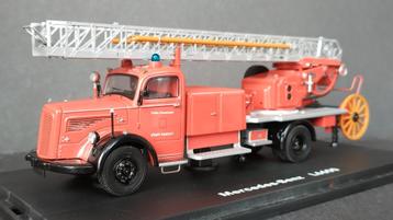 Mercedes Benz L 6600 Ladderwagen 1:43 Schuco Pol beschikbaar voor biedingen