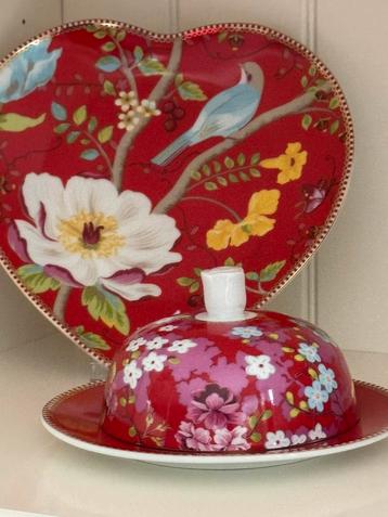 Pip Studio servies Chinese Garden Hart Chinese Rose botervlo beschikbaar voor biedingen
