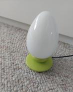 Glazen Ei Lamp, Gebruikt, Vintage, Ophalen of Verzenden, Minder dan 50 cm