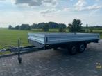 Humbaur plateauwagen aanhanger 410x185cm 2500KG, Auto diversen, Aanhangers en Bagagewagens, Ophalen of Verzenden, Gebruikt