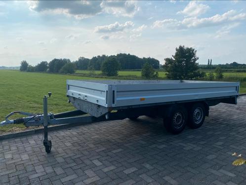 Humbaur plateauwagen aanhanger 410x185cm 2500KG, Auto diversen, Aanhangers en Bagagewagens, Gebruikt, Ophalen of Verzenden