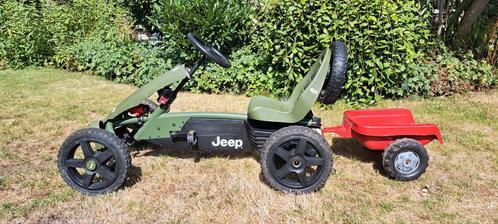 Berg Jeep Skelter met Aanhanger, Kinderen en Baby's, Speelgoed | Buiten | Skelters, Gebruikt, Berg, Met kar of aanhanger, Ophalen