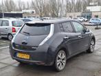 Nissan LEAF €5500,-Base 24 kWh Leer Navi Camera Nappas Apk, Auto's, Nissan, Gebruikt, Zwart, 1405 kg, 720 min