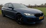BMW 530e Touring M Sport 2022 Phytonicblauw, Auto's, 1998 cc, Achterwielaandrijving, 4 cilinders, Blauw