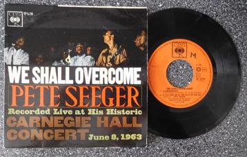 Pete Seeger - we shall overcome (EP-tje 1963) beschikbaar voor biedingen