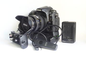 Nikon D300 in topstaat + lens 35-70mm, rugzak & accessoires beschikbaar voor biedingen