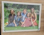 Koninklijke Familie Puzzel ingelijst in plastic & Blik zgan, Verzamelen, Koninklijk Huis en Royalty, Ophalen of Verzenden, Zo goed als nieuw