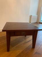 Houten tafel met lade - 70x70x50cm, Huis en Inrichting, Ophalen, Gebruikt, 100 tot 150 cm, 50 tot 75 cm