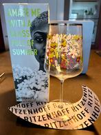 Ritzenhoff wijnglas met bloemen, Huis en Inrichting, Keuken | Servies, Ophalen, Glas of Glazen, Nieuw, Glas