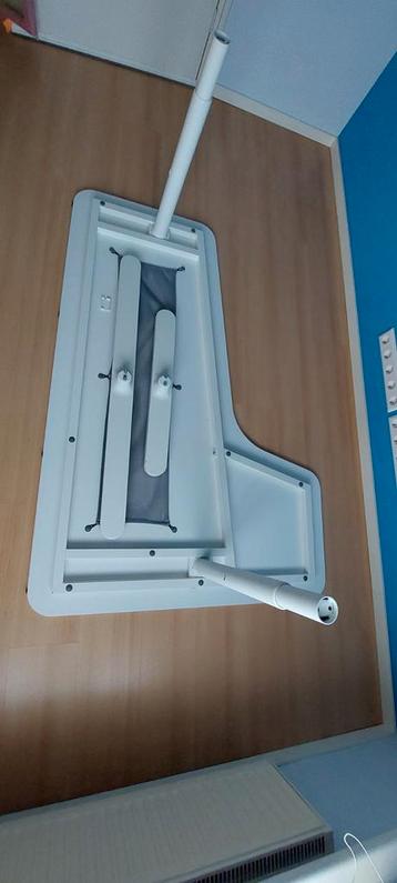 Bureau bekant wit, hoek rechts - afbeelding 3