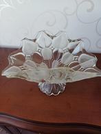 Jardiniere centerpiece mooie glazen kunstkom, Ophalen