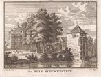 Het Huis Nieuwenstein bij Vianen ca. 1773 H. Spilman Kopergr, Antiek en Kunst, Ophalen of Verzenden