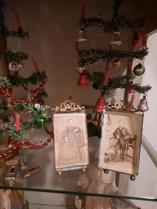 2 Frans Antieke foto lijstjes samen., Antiek en Kunst, Curiosa en Brocante, Ophalen of Verzenden