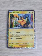 Pokemon Pikachu actie kaart, Ophalen of Verzenden, Zo goed als nieuw, Losse kaart, Foil