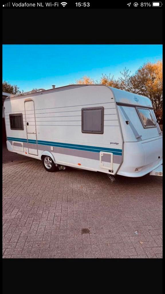 Caravan hobby 495 bj 2002, Caravans en Kamperen, Caravans, Particulier, Ophalen