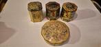 4 prachtige oude blikken in verschillende condities., Verzamelen, Blikken, Ophalen of Verzenden