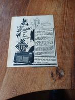 Advertentie van Telefunken radio 1938, Verzamelen, Ophalen of Verzenden, Gebruikt, Overige typen