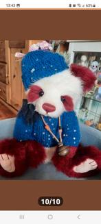 Charlie bears, 38 cm limeted editie, + extra kleding, IZGST., Ophalen of Verzenden, Zo goed als nieuw, Stoffen beer, Overige merken