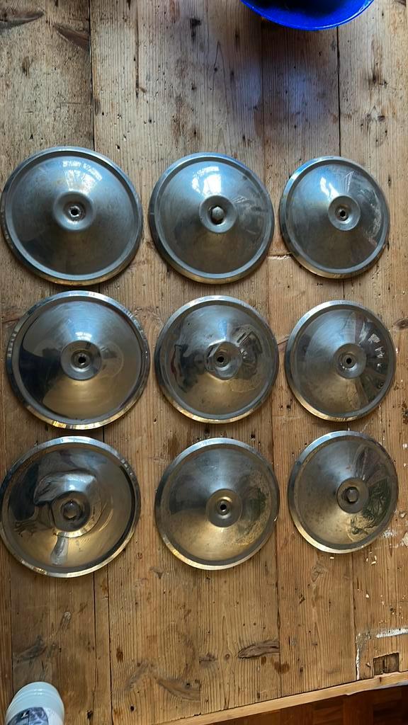 Wieldoppen citroen 2cv4/2cv6, Auto diversen, Wieldoppen, Gebruikt, Ophalen of Verzenden