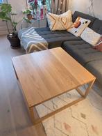 Eikenhout salontafel - 80x80x43 cm, Ophalen, Gebruikt, 50 tot 100 cm, 50 tot 100 cm