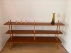 Vintage retro stokkenkast jaren 60 70, Huis en Inrichting, Kasten | Wandmeubels, Ophalen, Zo goed als nieuw, 25 tot 50 cm, 150 tot 200 cm
