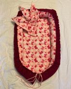 Babynestje roze vlinders/fuchsia met tuttepopje, Kinderen en Baby's, Dekens, Slaapzakjes en Inbakerproducten, Ophalen of Verzenden