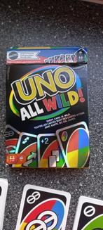 UNO All Wild, Hobby en Vrije tijd, Gezelschapsspellen | Kaartspellen, Mattel Games, Ophalen of Verzenden, Zo goed als nieuw