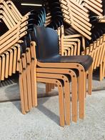 95 x Kembo Holland Vintage design stoelen horeca cafestoelen, Huis en Inrichting, Stoelen, Kunststof, Zwart, Ophalen of Verzenden