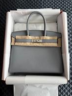 Hermès Birkin 30 Gris Pantin - Nieuw!, Ophalen, Nieuw, Grijs, Handtas