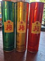 Vintage J&B Whisky waterkan en 3 blikken., Ophalen of Verzenden