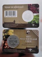 2stuks Max Havelaar Vijfje 2010 - Officiële Herdenkingsmunt, Postzegels en Munten, Munten | Nederland, Ophalen of Verzenden, Koningin Beatrix