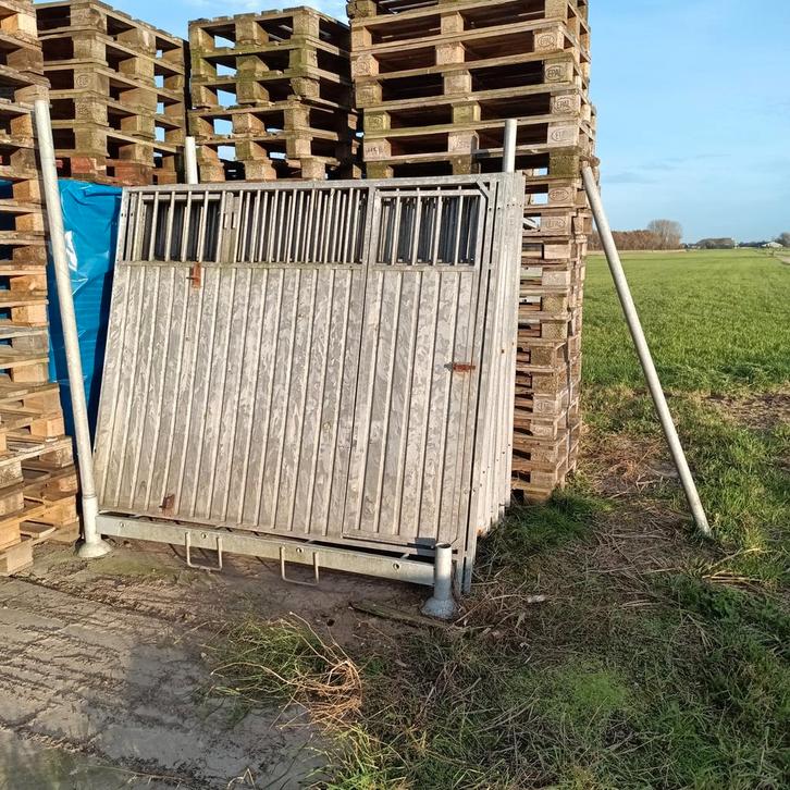 2m dichte deurpanelen kennelpanelen hondenkennel pension, Dieren en Toebehoren, Hondenhokken, Gebruikt, Hondenkennel, 100 cm of meer