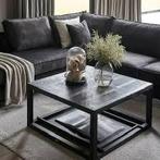 Riviera maison colombe salontafel vierkant, Ophalen, 50 tot 100 cm, Vierkant, Zo goed als nieuw