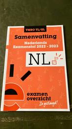 Samenvatting Examenstof Nederlands VMBO TL&GL, Nederlands, Ophalen of Verzenden, Zo goed als nieuw, VMBO