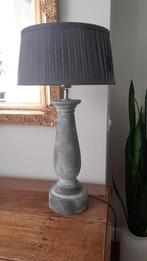 Baluster lamp met kap 77cm grijs, Huis en Inrichting, Lampen | Tafellampen, Ophalen of Verzenden, Zo goed als nieuw, 75 cm of meer