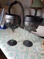 Kelken van glas, gotische stijl, Ophalen of Verzenden, Overige materialen, Minder dan 25 cm