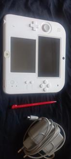 White 2ds as good as new, Met games, Wit, 2DS, Ophalen of Verzenden