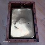 Ouderwetse Koperen Kruik met Stoof, Antiek en Kunst, Antiek | Koper en Brons, Ophalen of Verzenden