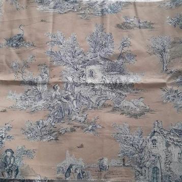 Prachtige nieuwe toile de jouy stof beschikbaar voor biedingen