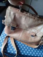 Bear Design leren tas, Sieraden, Tassen en Uiterlijk, Tassen | Schoudertassen, Ophalen of Verzenden, Gebruikt, Bruin, Leer