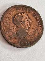 Engeland half penny 1806, Ophalen of Verzenden, Losse munt, Overige landen