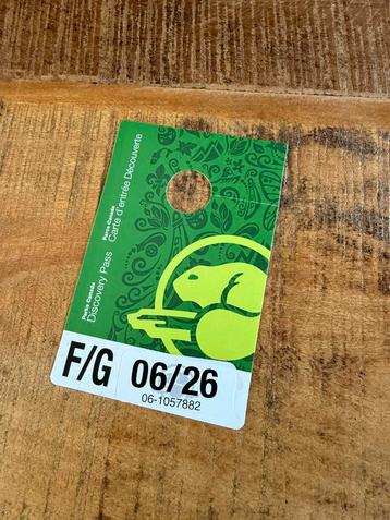 Discovery Pass Canada 06/2026 beschikbaar voor biedingen