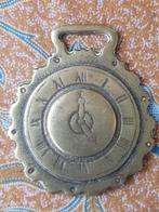 Zeldzaam antiek Engels kleppermannetje met een klok 8,3 cm., Ophalen of Verzenden, Koper