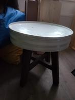 stoer en zware kwaliteit!, Huis en Inrichting, Overige materialen, Minder dan 55 cm, Gebruikt, Rond