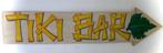 Groot Tiki Bar pijl bord/hout/Hawai/zomer/beach/strand/surf, Ophalen of Verzenden, Zo goed als nieuw