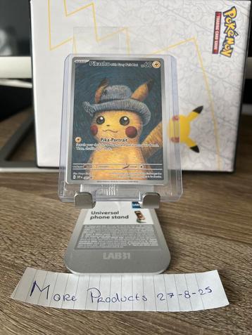 Pikachu Grey Felt - Van Gogh (sealed) beschikbaar voor biedingen