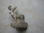Vintage Speldje / Broche met Edelhert - Garderen, Verzenden, Gebruikt, Dier of Natuur, Speldje of Pin