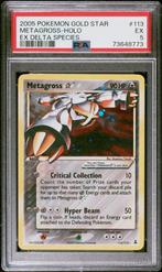 Pokémon Metagross ex – EX Delta Species 113/113 – PSA 5 2005, Ophalen of Verzenden, Zo goed als nieuw, Losse kaart